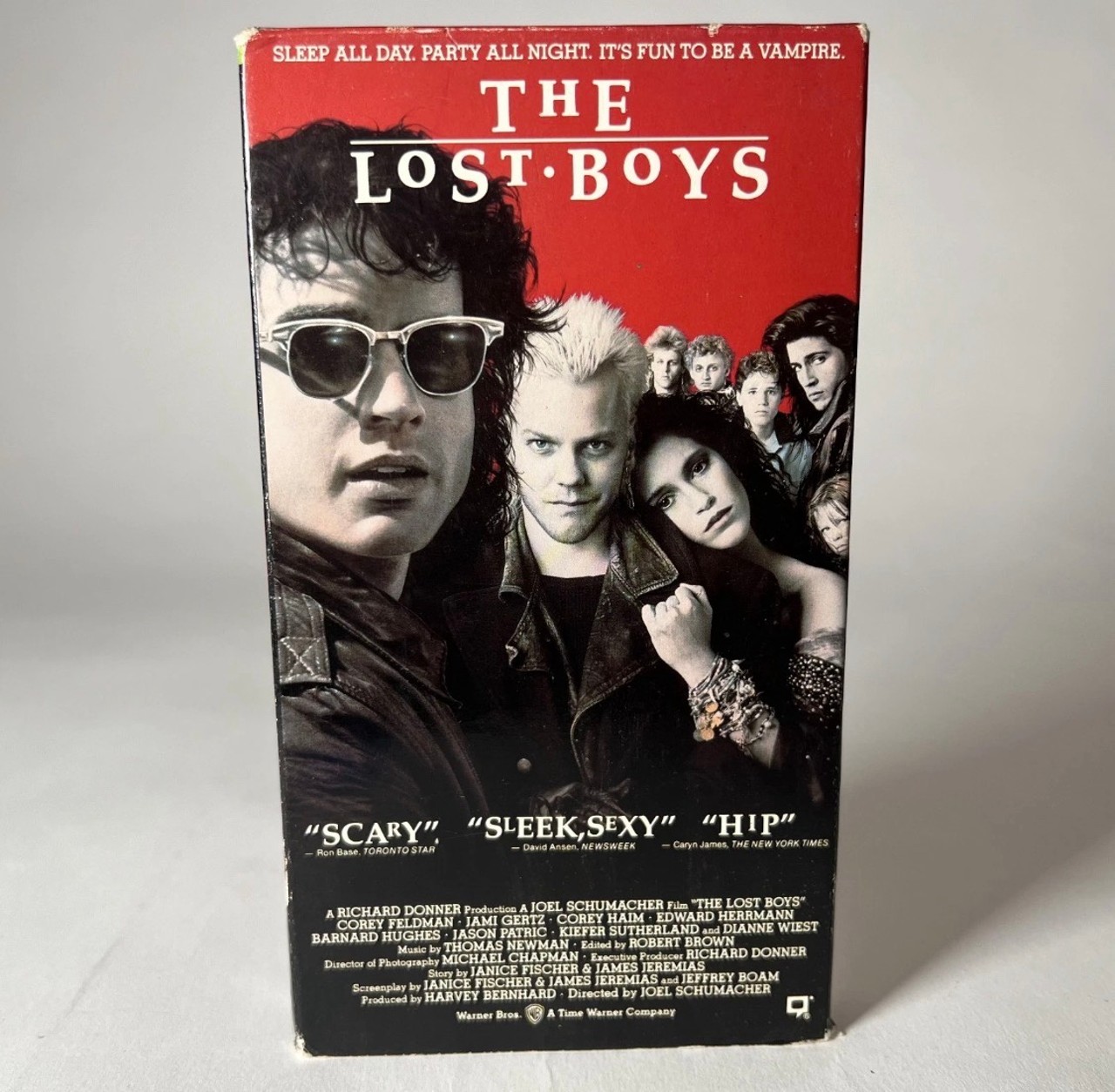 Warner Home Video VHS cover for The Lost Boys